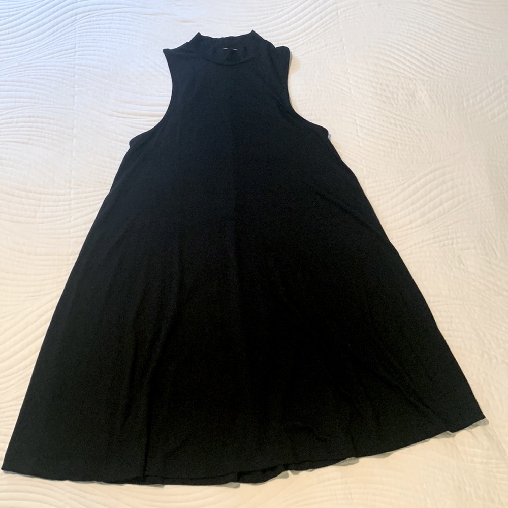 Silence + Noise black mock neck dress